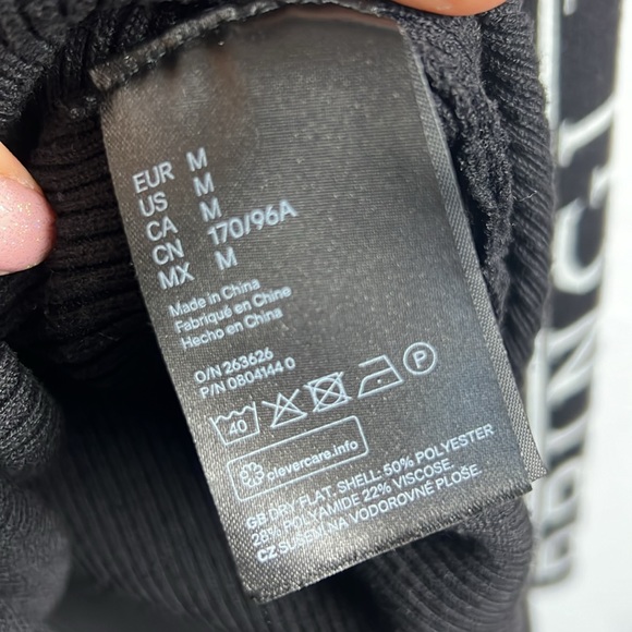 Pringle of Scotland ribbed Knit Dress/Sweater black white logo long sleeve midi - Picture 9 of 11